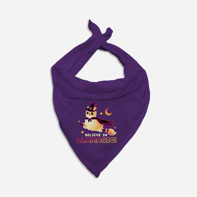 Believe In llamagic-Cat-Bandana-Pet Collar-NemiMakeit