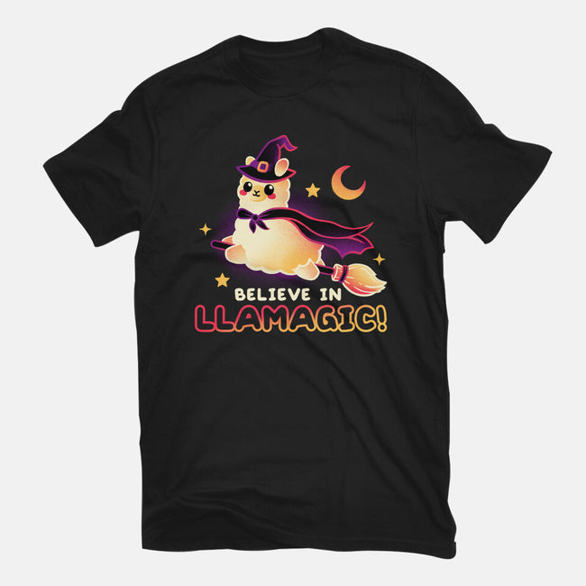 Believe In llamagic-Mens-Heavyweight-Tee-NemiMakeit