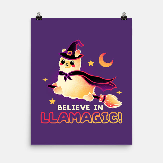 Believe In llamagic-None-Matte-Poster-NemiMakeit