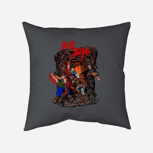 Bad Boys-None-Non-Removable Cover w Insert-Throw Pillow-Superblitz