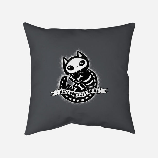 Don't Spy On Me-None-Non-Removable Cover w Insert-Throw Pillow-Nelelelen