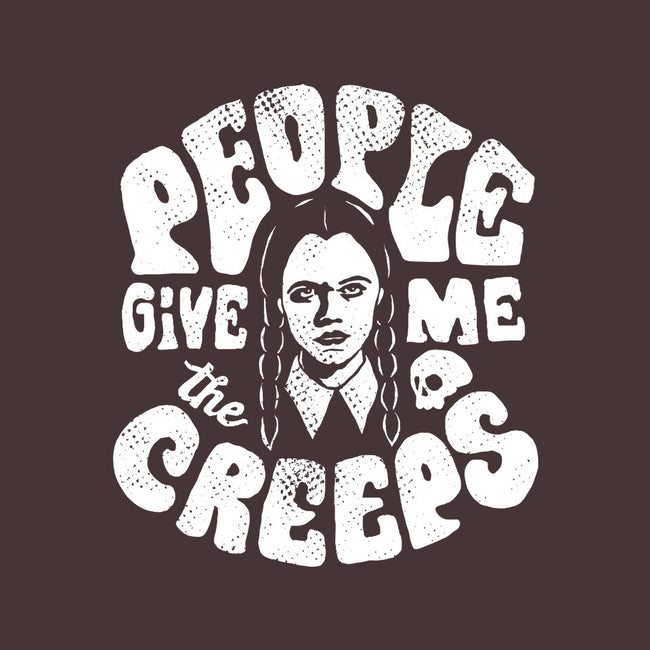 People Give Me The Creeps-Womens-Basic-Tee-MJ