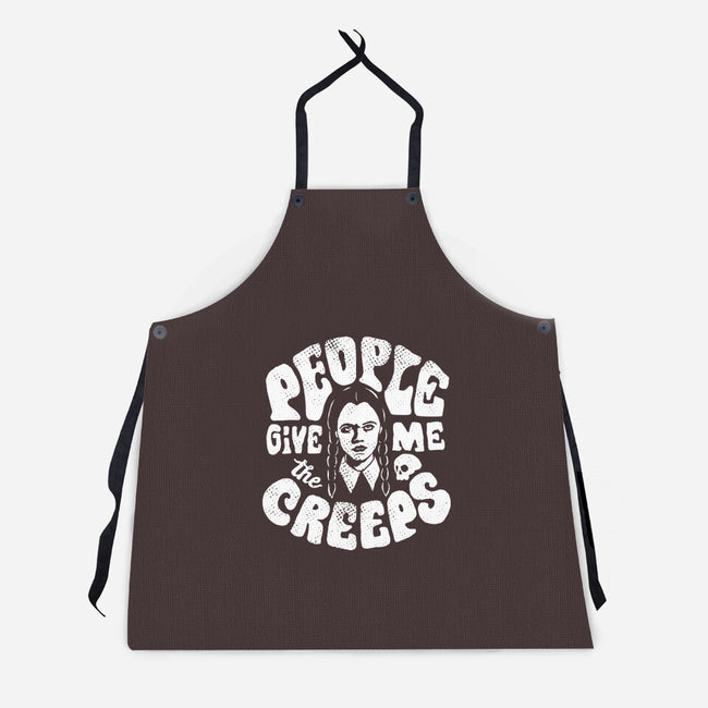 People Give Me The Creeps-Unisex-Kitchen-Apron-MJ