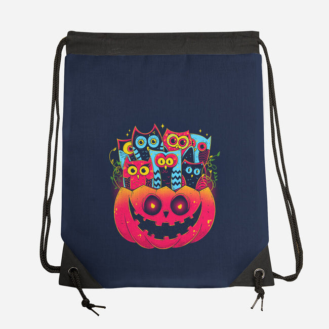 A Bowl Full Of Owls-None-Drawstring-Bag-GODZILLARGE