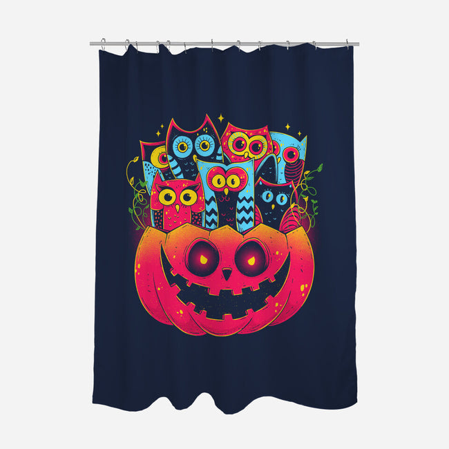 A Bowl Full Of Owls-None-Polyester-Shower Curtain-GODZILLARGE