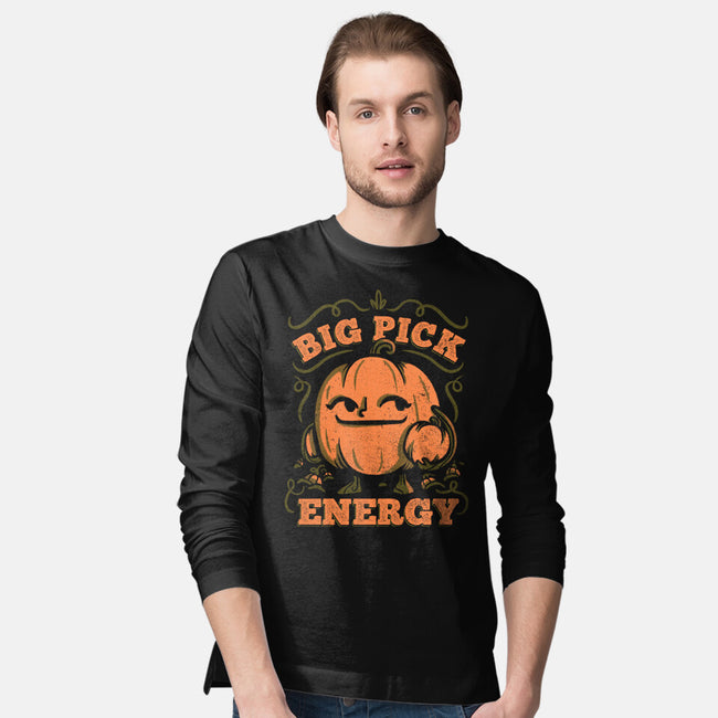 Big Pick Energy-Mens-Long Sleeved-Tee-Aarons Art Room