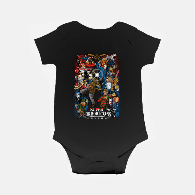 Super Horror Icons-Baby-Basic-Onesie-PrimePremne