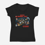 Horrific Kart-Womens-V-Neck-Tee-PrimePremne