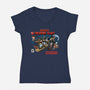 Horrific Kart-Womens-V-Neck-Tee-PrimePremne