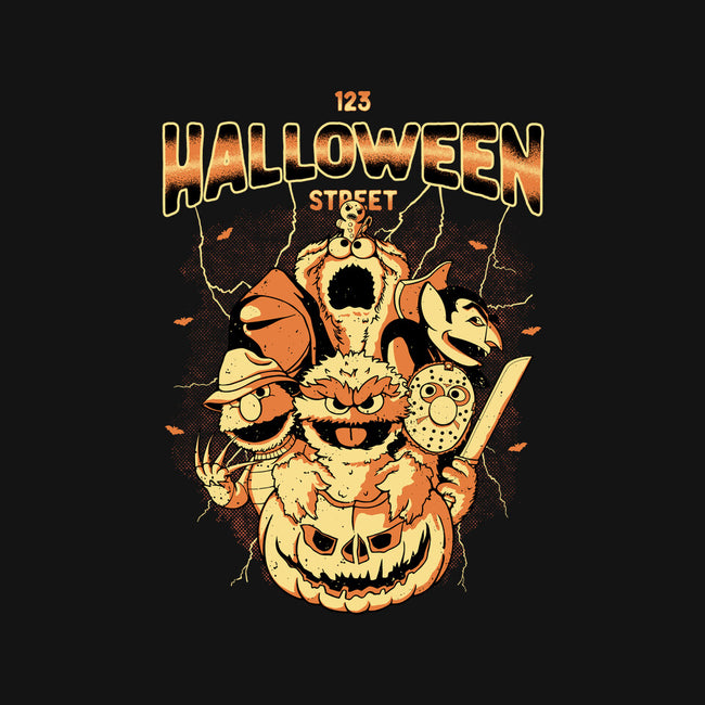 Halloween Street-None-Polyester-Shower Curtain-retrodivision