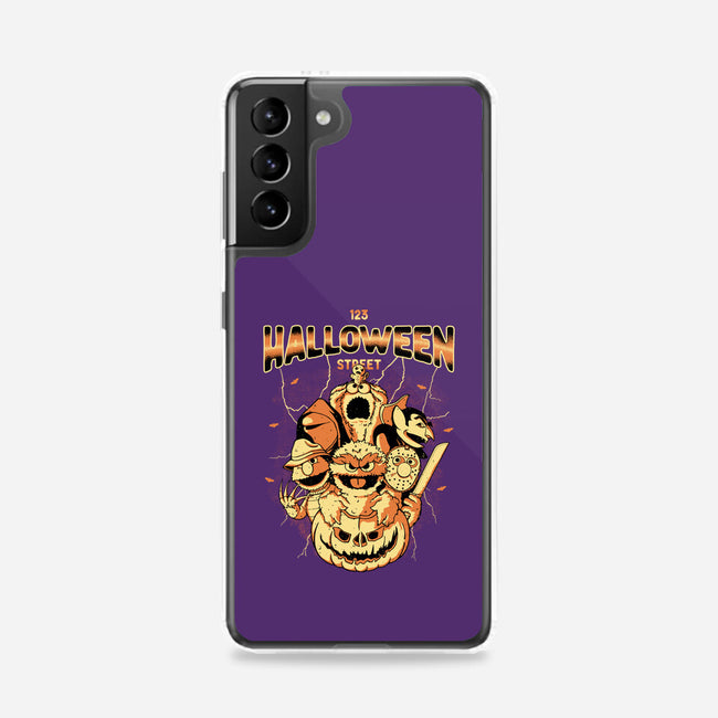 Halloween Street-Samsung-Snap-Phone Case-retrodivision