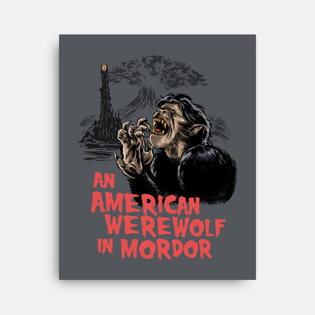 An American Werewolf In Mordor-None-Stretched-Canvas-zascanauta
