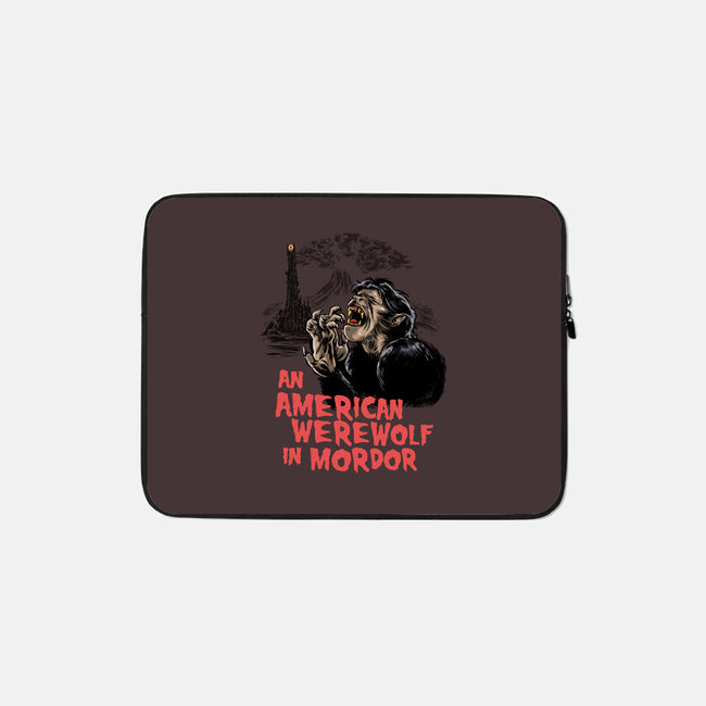 An American Werewolf In Mordor-None-Zippered-Laptop Sleeve-zascanauta