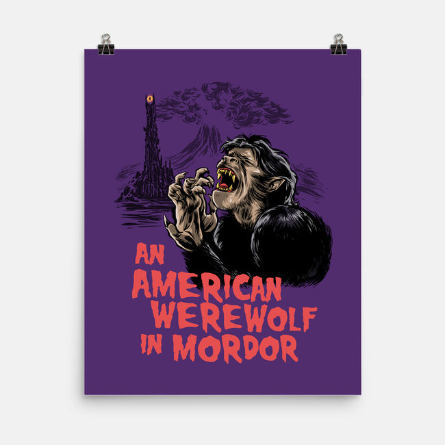An American Werewolf In Mordor-None-Matte-Poster-zascanauta