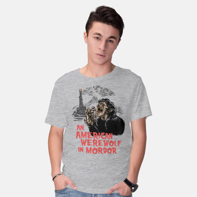 An American Werewolf In Mordor-Mens-Basic-Tee-zascanauta