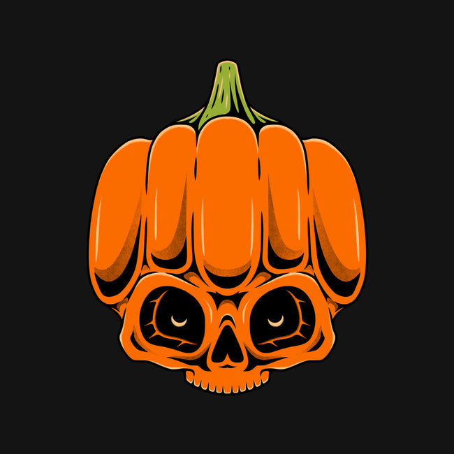 The Pumpkin Skull-Youth-Crew Neck-Sweatshirt-Alundrart