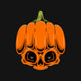 The Pumpkin Skull-Baby-Basic-Onesie-Alundrart
