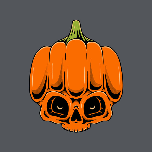 The Pumpkin Skull-None-Beach-Towel-Alundrart