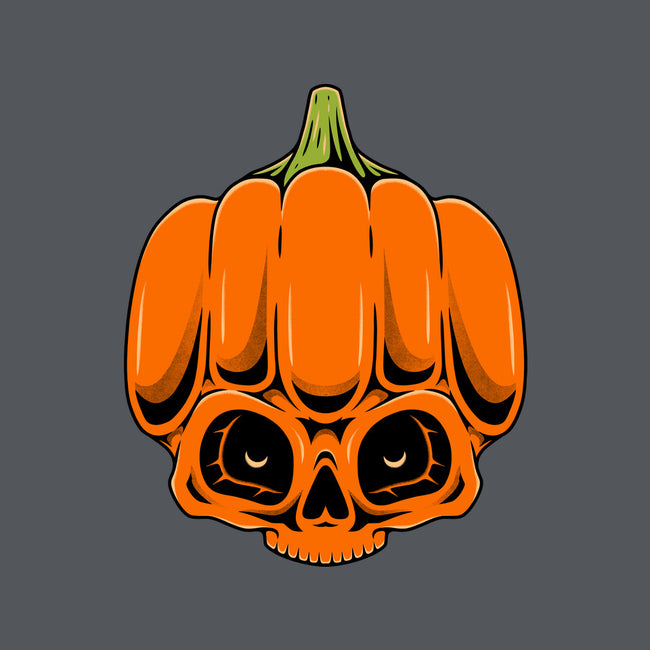 The Pumpkin Skull-Mens-Heavyweight-Tee-Alundrart