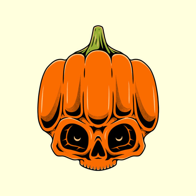 The Pumpkin Skull-None-Memory Foam-Bath Mat-Alundrart