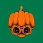 The Pumpkin Skull-None-Outdoor-Rug-Alundrart