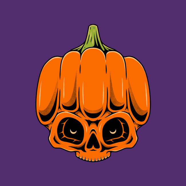 The Pumpkin Skull-None-Drawstring-Bag-Alundrart