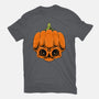 The Pumpkin Skull-Womens-Fitted-Tee-Alundrart