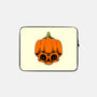 The Pumpkin Skull-None-Zippered-Laptop Sleeve-Alundrart