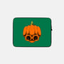 The Pumpkin Skull-None-Zippered-Laptop Sleeve-Alundrart