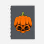 The Pumpkin Skull-None-Dot Grid-Notebook-Alundrart