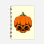 The Pumpkin Skull-None-Dot Grid-Notebook-Alundrart