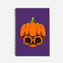 The Pumpkin Skull-None-Dot Grid-Notebook-Alundrart