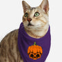 The Pumpkin Skull-Cat-Bandana-Pet Collar-Alundrart