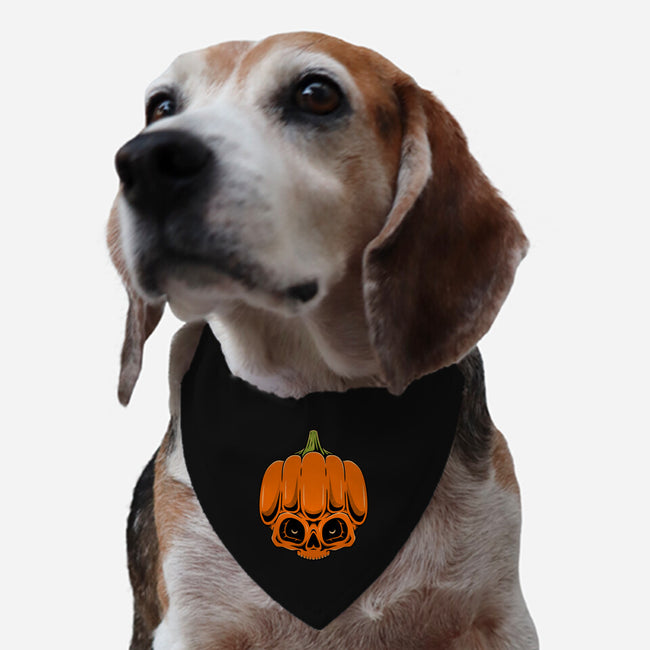 The Pumpkin Skull-Dog-Adjustable-Pet Collar-Alundrart