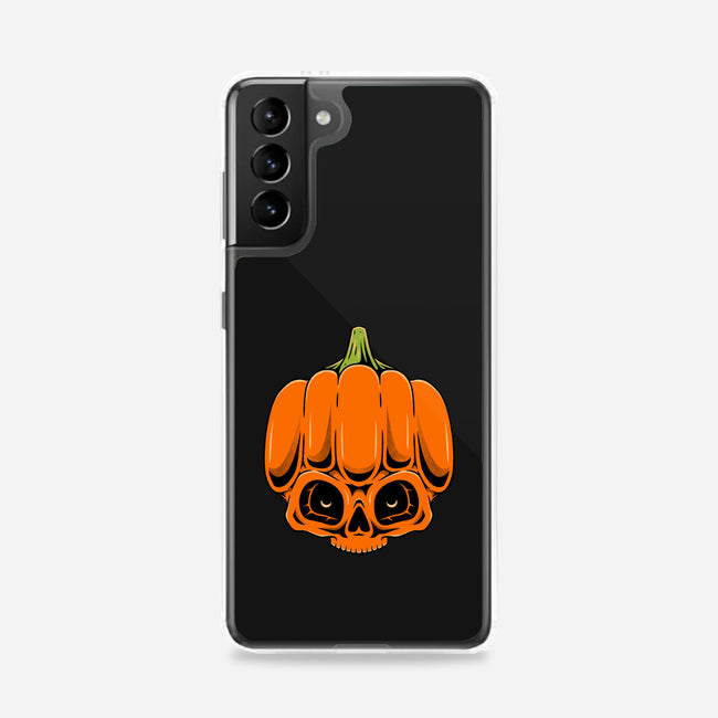 The Pumpkin Skull-Samsung-Snap-Phone Case-Alundrart