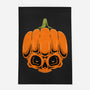 The Pumpkin Skull-None-Outdoor-Rug-Alundrart