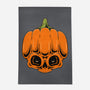 The Pumpkin Skull-None-Outdoor-Rug-Alundrart