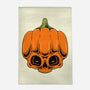 The Pumpkin Skull-None-Outdoor-Rug-Alundrart