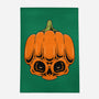 The Pumpkin Skull-None-Outdoor-Rug-Alundrart