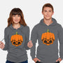 The Pumpkin Skull-Unisex-Pullover-Sweatshirt-Alundrart