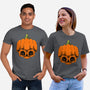 The Pumpkin Skull-Unisex-Basic-Tee-Alundrart