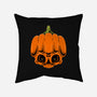 The Pumpkin Skull-None-Non-Removable Cover w Insert-Throw Pillow-Alundrart