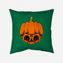 The Pumpkin Skull-None-Non-Removable Cover w Insert-Throw Pillow-Alundrart