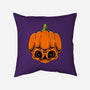 The Pumpkin Skull-None-Removable Cover-Throw Pillow-Alundrart