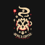 Devil's Coffee-Unisex-Basic-Tee-Alundrart
