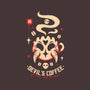Devil's Coffee-None-Glossy-Sticker-Alundrart