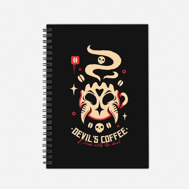 Devil's Coffee-None-Dot Grid-Notebook-Alundrart