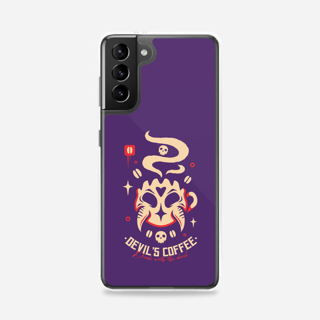 Devil's Coffee-Samsung-Snap-Phone Case-Alundrart