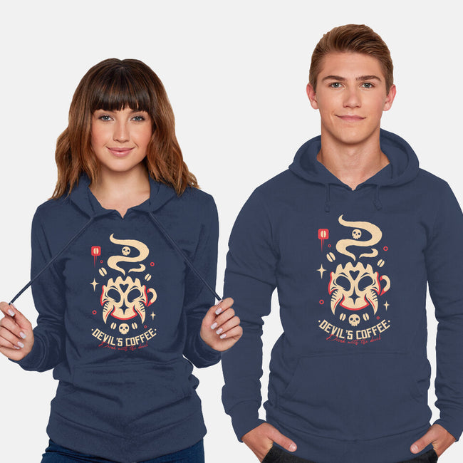 Devil's Coffee-Unisex-Pullover-Sweatshirt-Alundrart