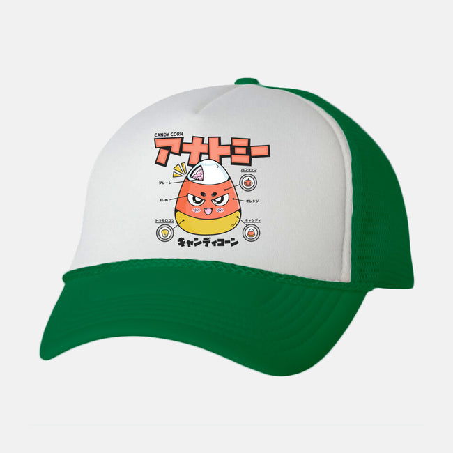 Anatomy Of A Candy Corn-Unisex-Trucker-Hat-Bear Noise